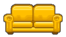 Golden couch